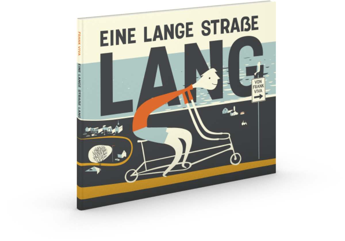 Eine lange Straße lang