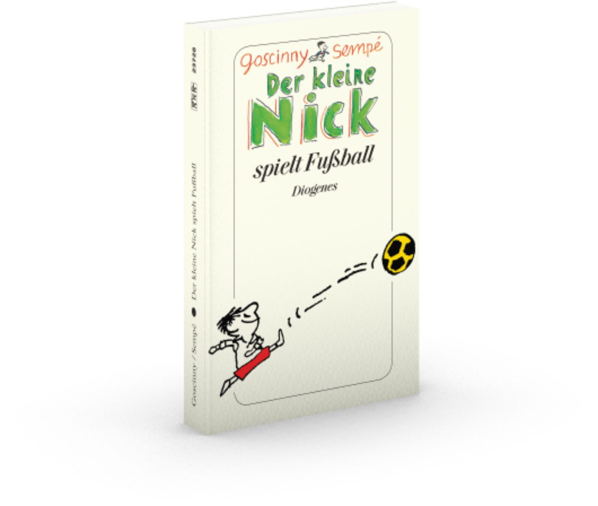 Der kleine Nick spielt Fußball